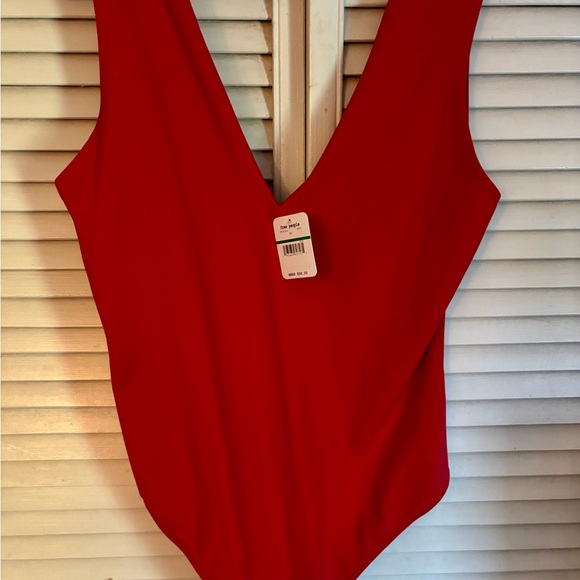 Free People Vibrant Red Apparel - Picture 1 of 2